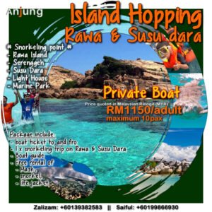 Island Hopping Rawa (Private Boat)
